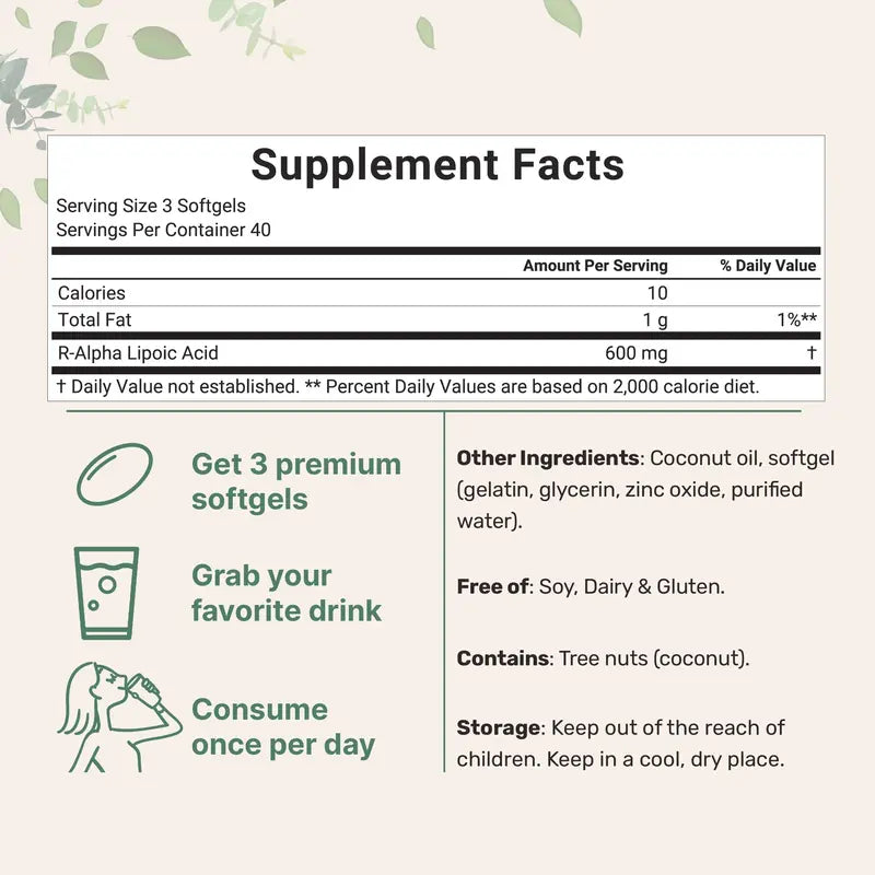 Derma R Alpha Lipoic Acid