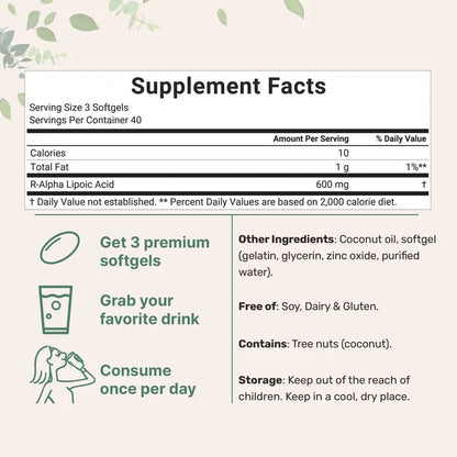 Derma R Alpha Lipoic Acid